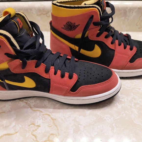 Jordan 1 High Zoom Air CMFT Black Chile Red ct0978-006 - Picture 5 of 7